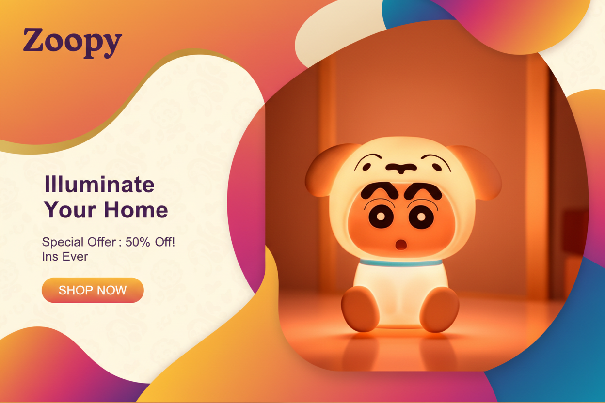 Zoopy India Banner with Products